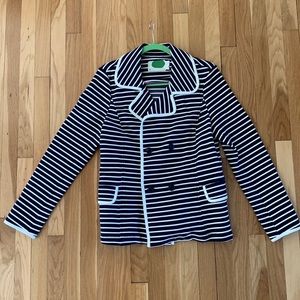 Anthropologie cotton blazer jacket